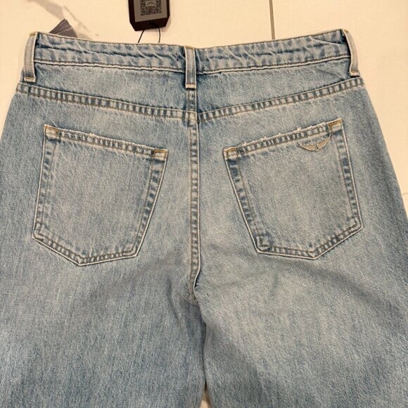ZADIG & VOLTAIRE WHITNEY RELEASE WIDE LEG  MID RISE JEANS SIZE 27 NWT - Picture 6 of 8